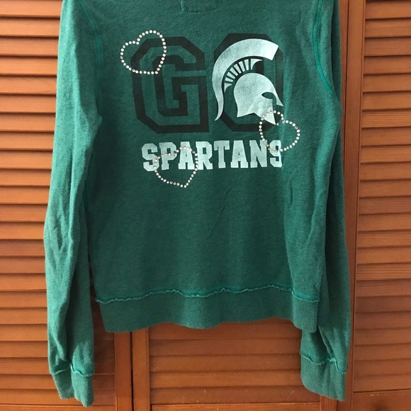 Victoria’s Secret Pink MSU collegiate hoodie - Picture 3 of 5